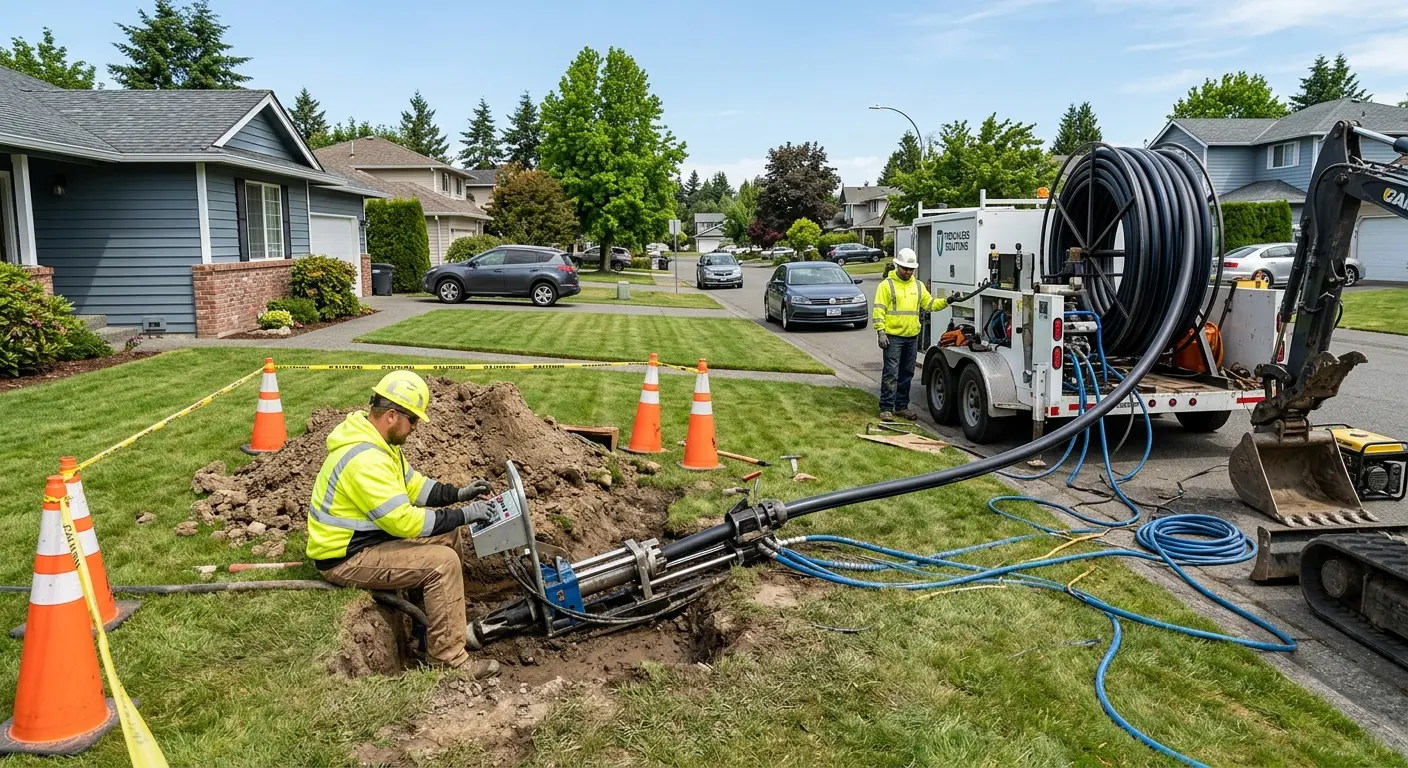 Sewer Line Repair in Progress Village, FL